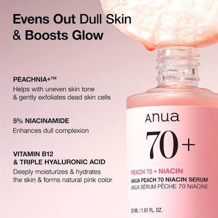 Anua Peach 70% Niacinamide Serum