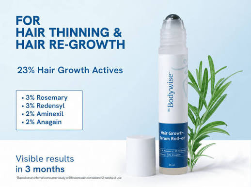 Be Bodywise Rosemary Hair Growth Serum Roll On