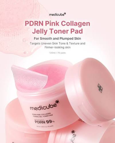 Medicube PDRN Pink Collagen Toning Gel Toner Pad
